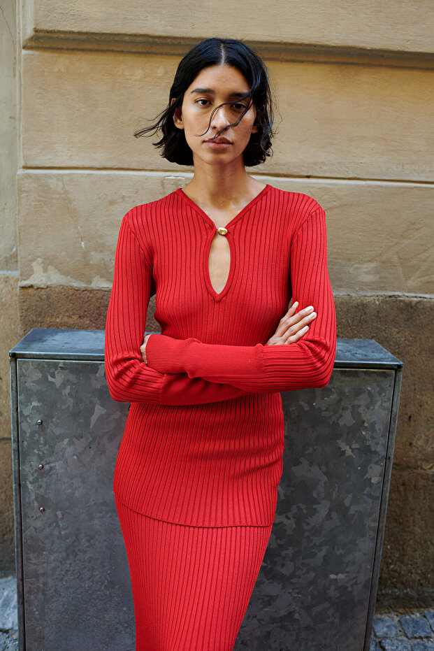 Lastik Örgülü Üst - 2