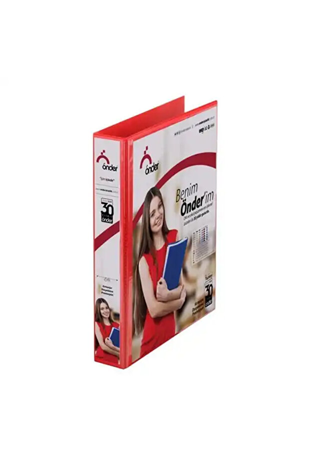 A4 7 سم 4 حلقات مجلد عرض مقدم أحمر