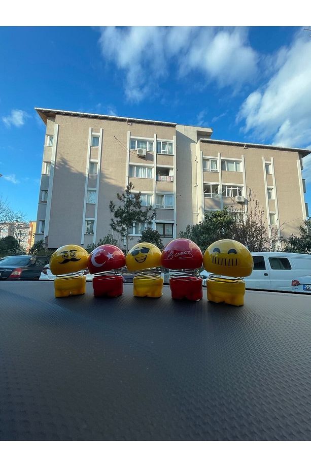 Zıp Zıp Emoji Kafalar 5li Set - 4