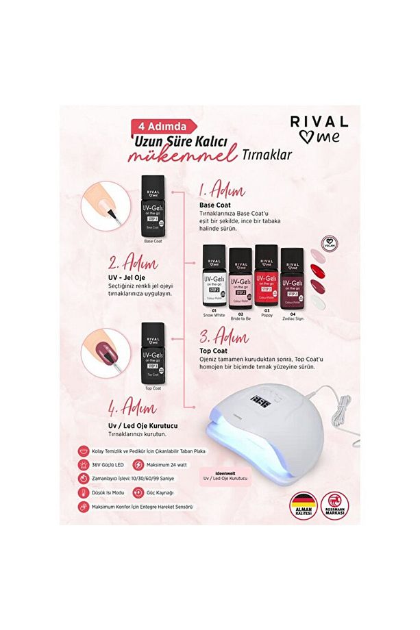 - Uv Gel Oje - No.02 Bride To Be - 8 ml - 2