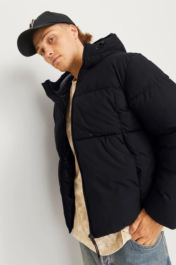 Erkek JORVESTERBRO Puffer Mont AW24 - Siyah - 2