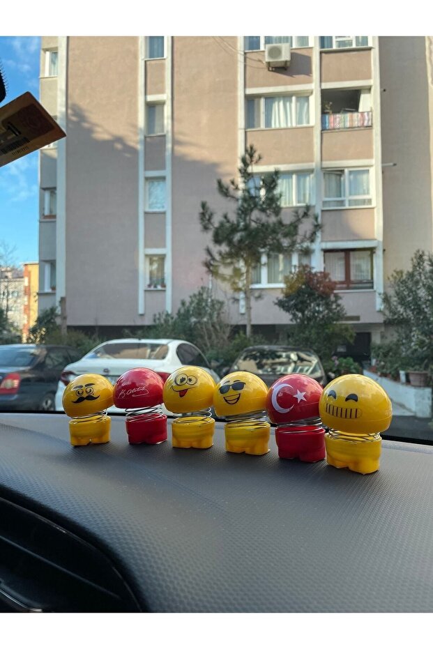 Zıp Zıp Emoji Kafalar 6lı Set - 1