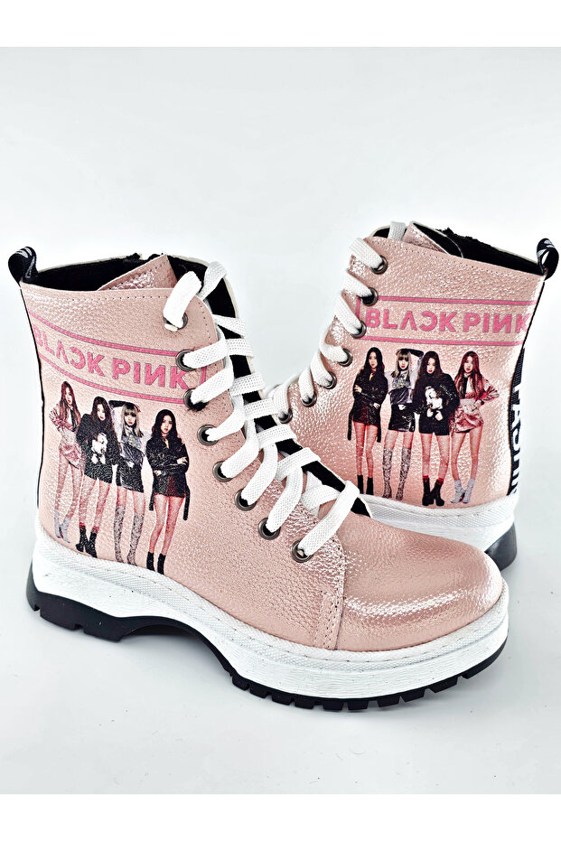 BlackPink Baskılı Kız Çocuk Bot - 1