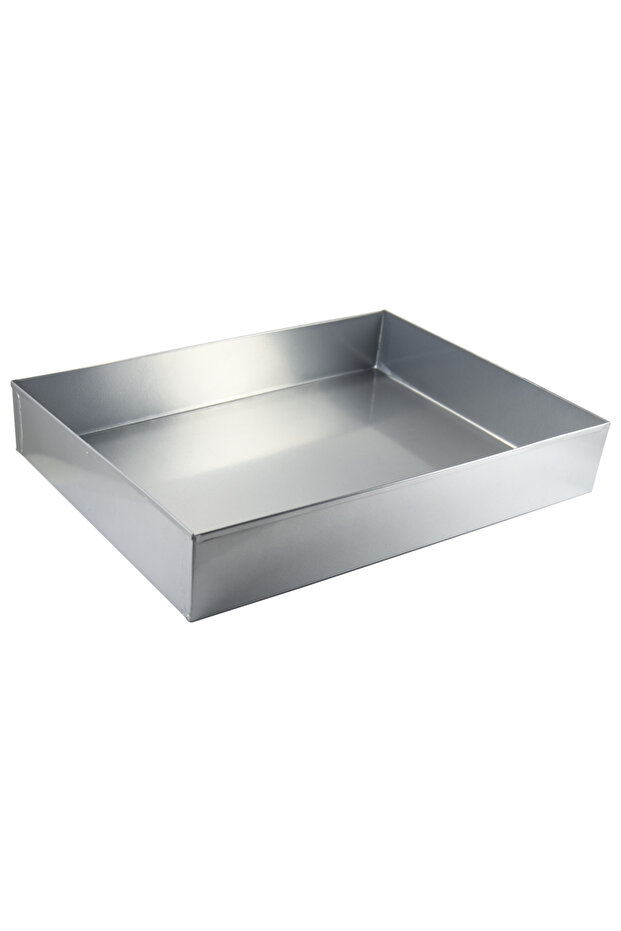 Çelik Ebru Teknesi 35x50cm - 1