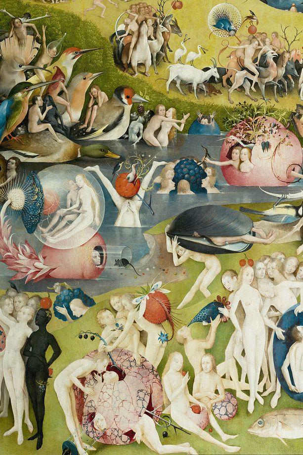 Hieronymus Bosch - Dünyevi Zevkler Bahçesi The Garden of Earthly Delights Duvar Örtüsü Duvar Halısı - 5