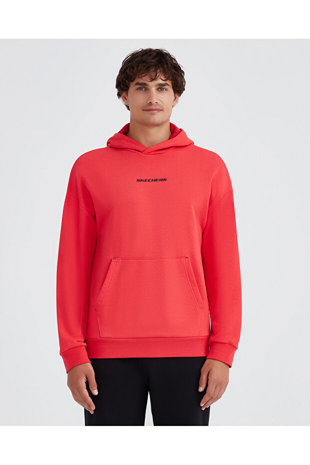 M Essential Hoodie Sweatshirt Men's Red Sweatshirt S232438-600