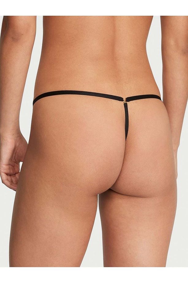 V Logolu V-String Külot - 2