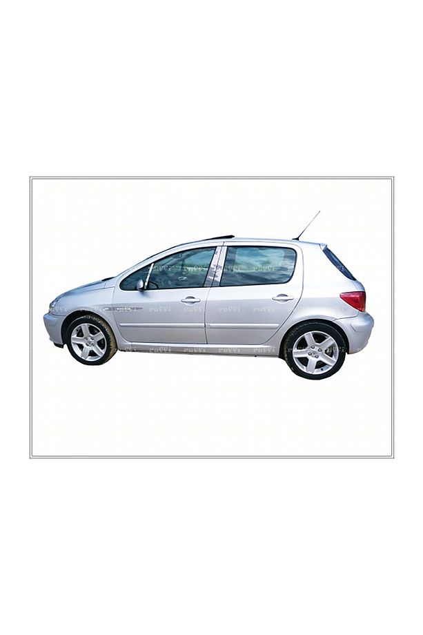 Peugeot 307 Krom Kapı Direk Seti 6 Prç P.Çelik 2000 Üzeri - 2