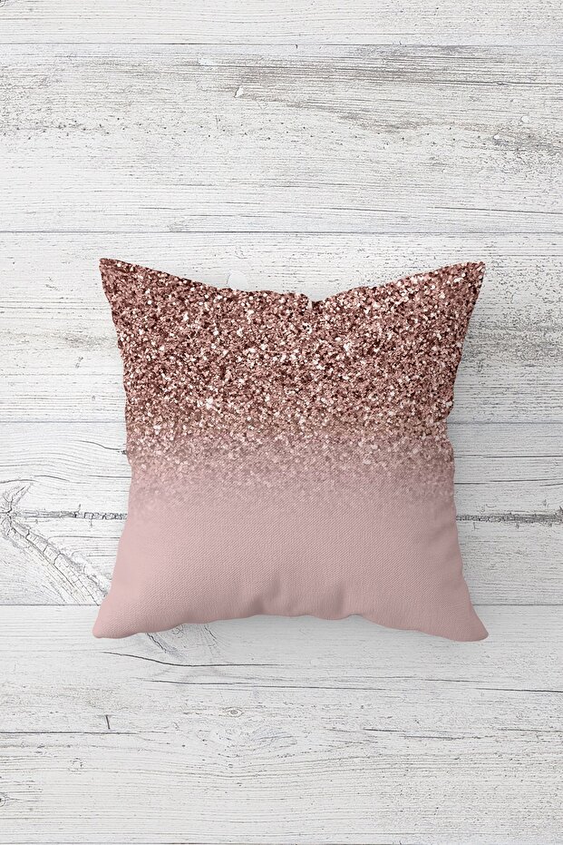 طقم أغطية وسائد مزخرفة مكونة من 4 قطع من نماذج المراعي المختلفة منقوشة بالترتر - 3