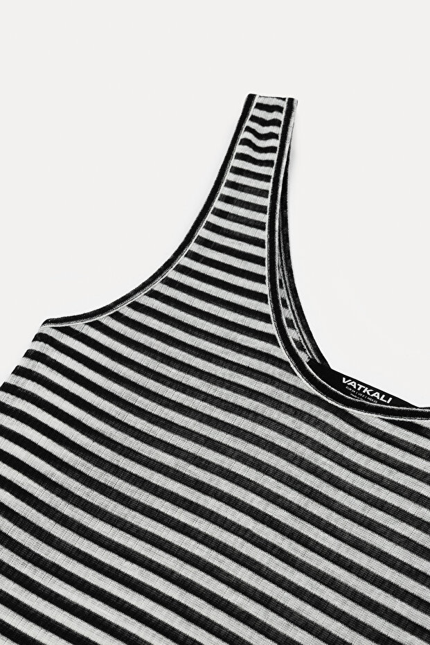 Kalın askılı bluz - 7