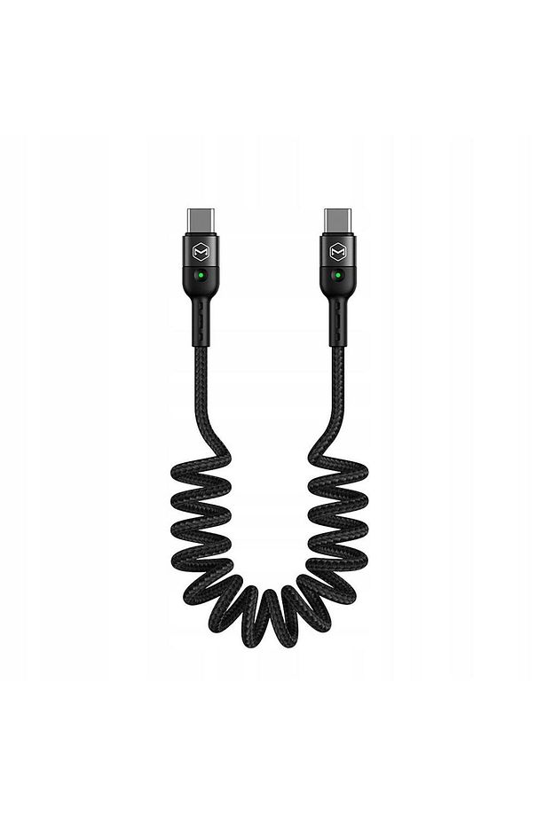 Ca-7860 60w Type-c To Type-c Spiralli Şarj Ve Data Kablosu - 1