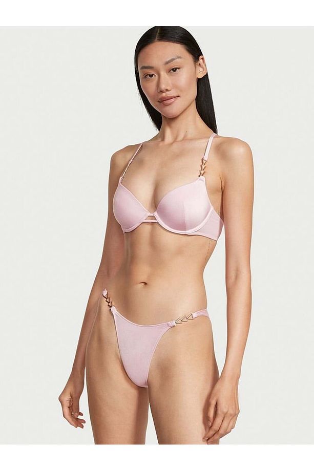 Chain Strap Push-up Bikini Üstü - 1