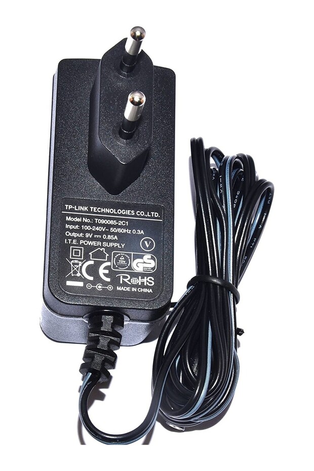 DC 9V 0.85A Modem ve Arduino Uyumlu Plastik Kasa Priz Tipi Adaptör T090085-2C1 - 2