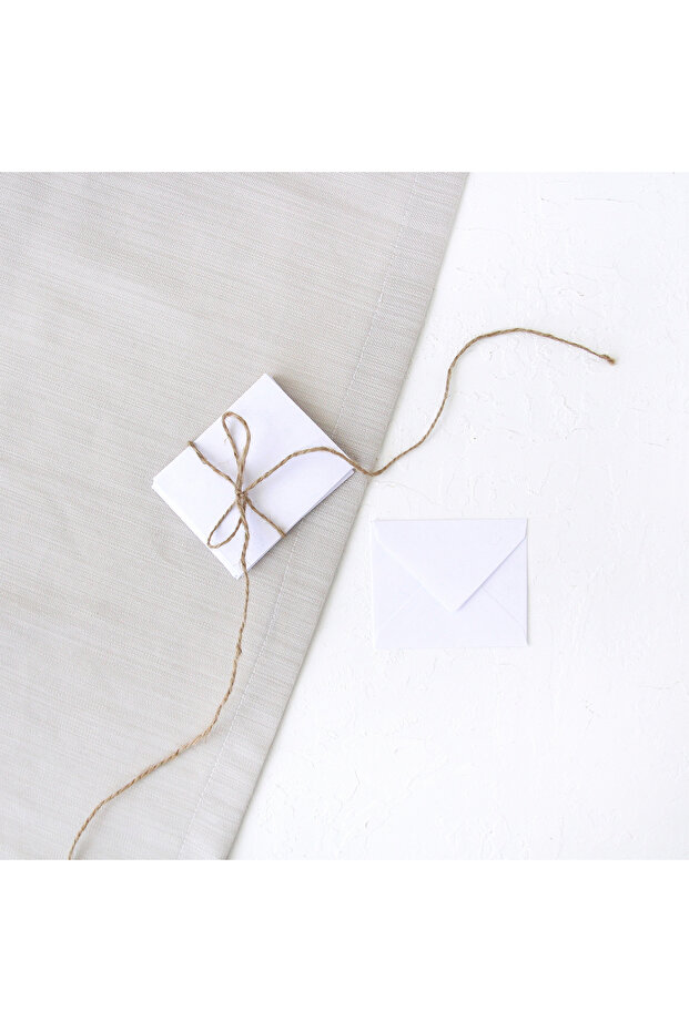 ظرف صغير، 7x9 سم 25 قطعة (أبيض) - 2