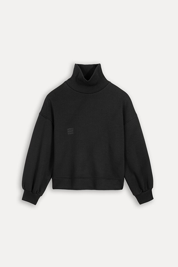 Pamuklu basic sweathirt - 5