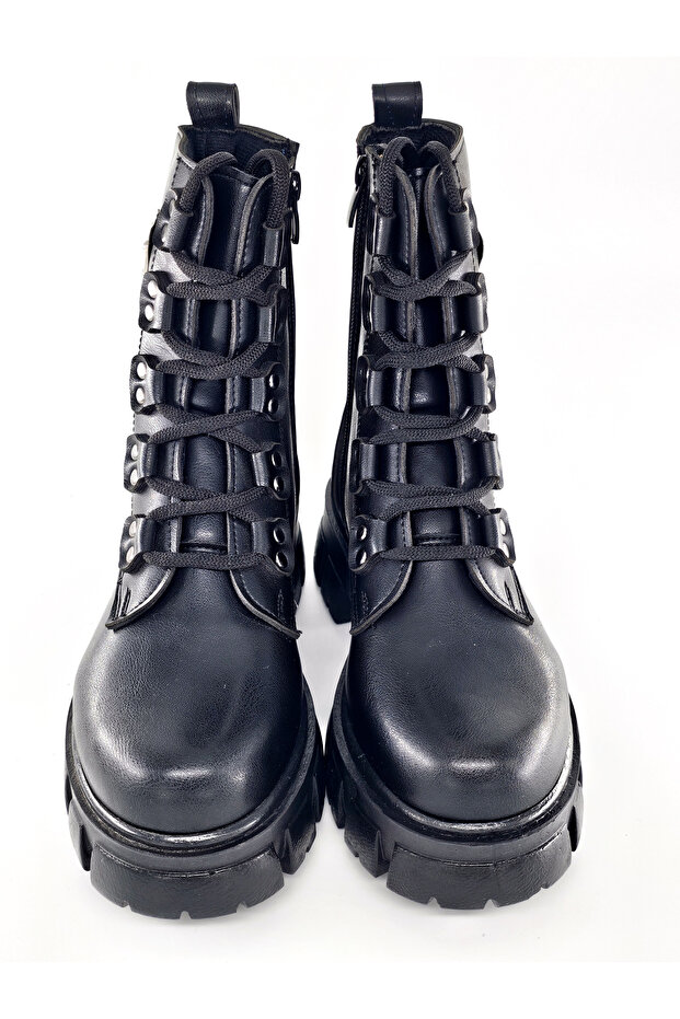 Arma İşlemeli Kadın Bot-Bootie - 4