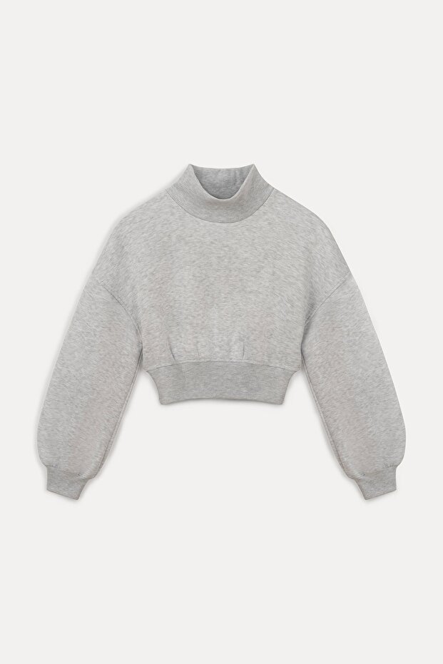 Oversized crop sweatshirt - 6