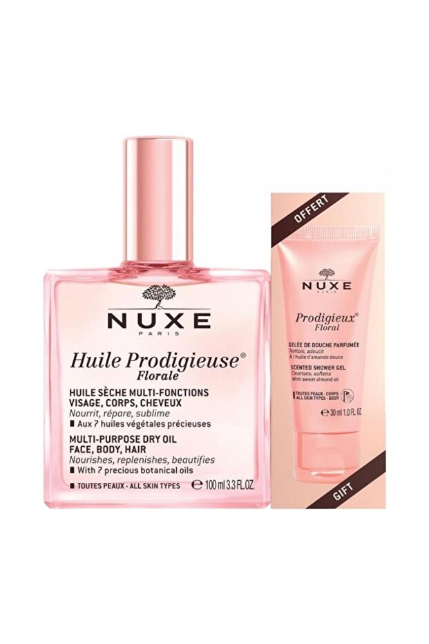 Huile Prodigieuse Florale 100ml + Prodigieux Floral Shower Gel 30ml Set - 2