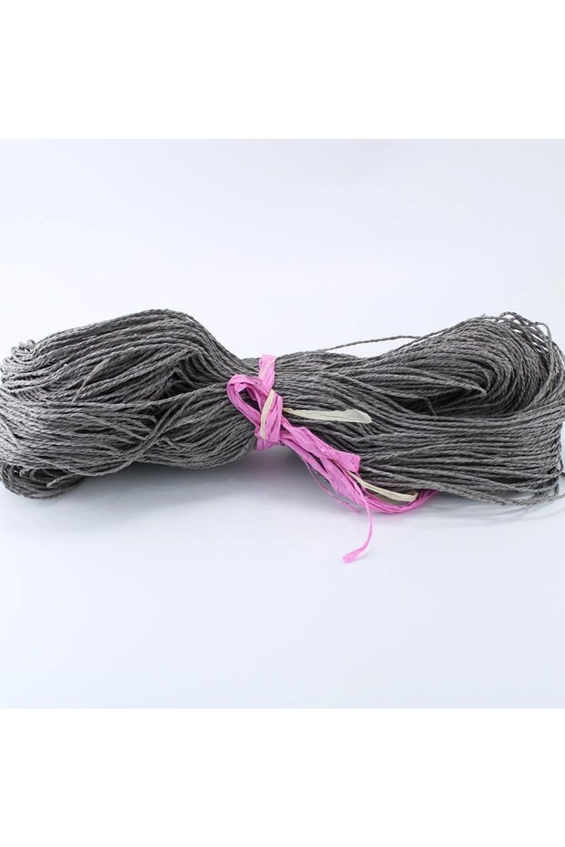 Dark gray color jute paper rope bag rope supla rope no:53 - (550-600 gr)
