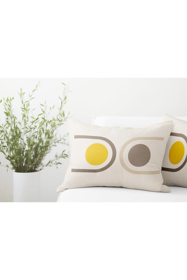 غطاء وسادة مستطيل مزدوج الجوانب مكون من قطعتين DS29 - 2