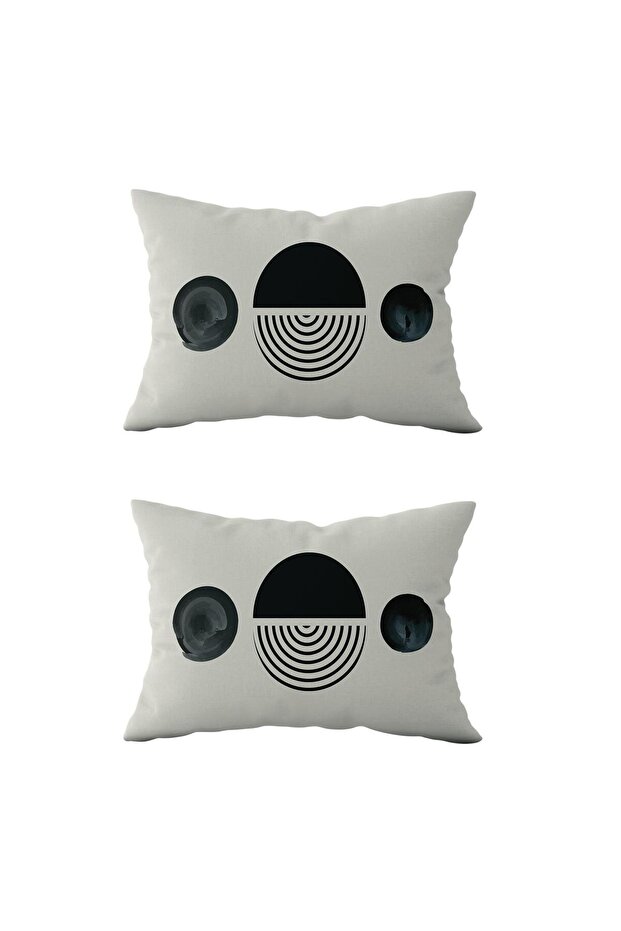 غطاء وسادة مستطيل مزدوج الجوانب مكون من قطعتين DS2 - 1