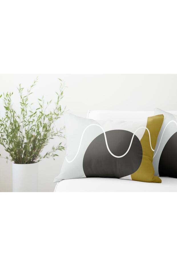 غطاء وسادة مستطيل مزدوج الجوانب مكون من قطعتين DS15 - 2