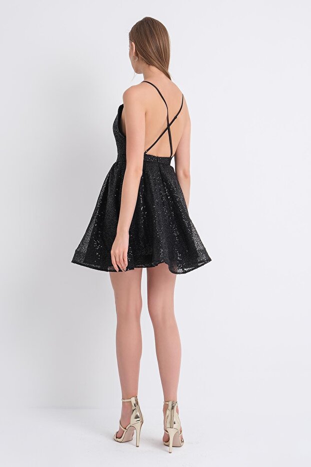 Payet Mini Elbise - 5