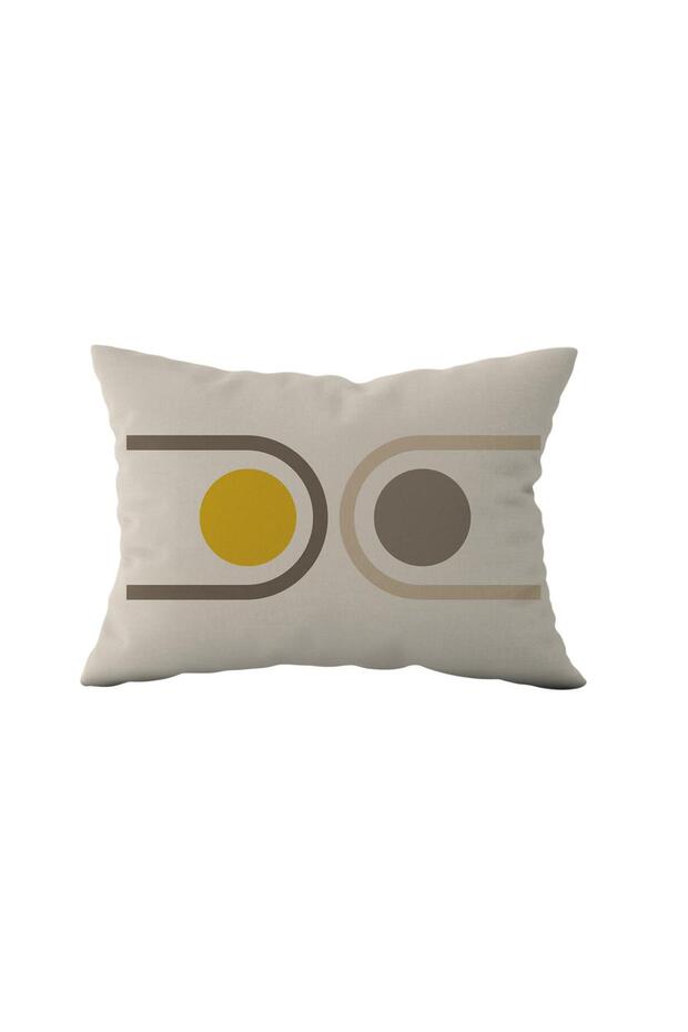 غطاء وسادة مستطيل مزدوج الجوانب مكون من قطعتين DS29 - 3