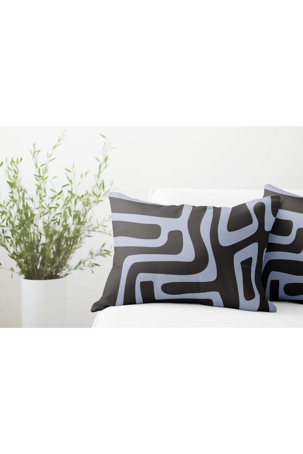 غطاء وسادة مستطيل مزدوج الجوانب مكون من قطعتين DS62 - 2