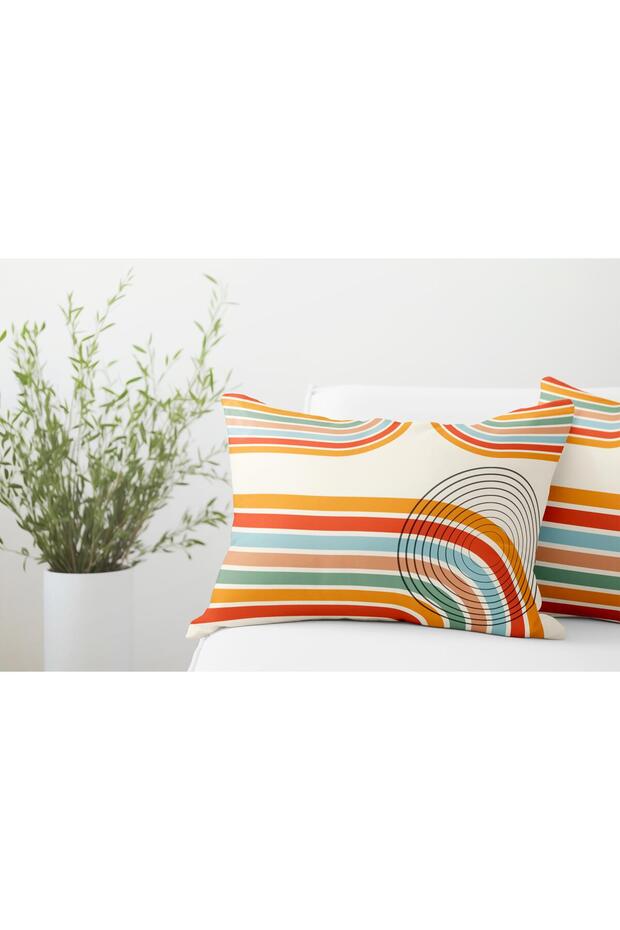 2 قطعة DS73 - مجموعة غطاء وسادة مستطيلة مزدوجة الجوانب - 2