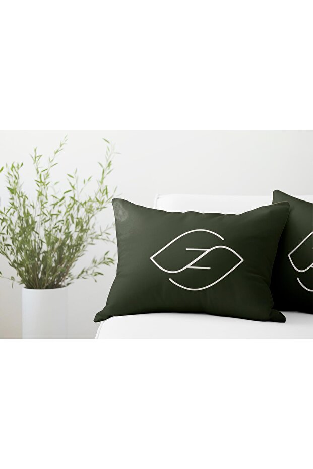 2-Piece Ds79 - Double-Sided Rectangular Throw Pillow Cover - 2