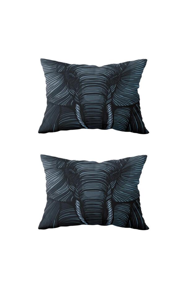 Double Sided Rectangular Throw Pillow Cover 2-Piece DS47 - 1