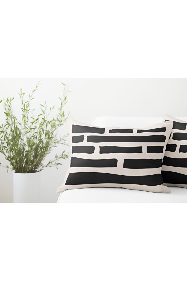 Double Sided Rectangular Throw Pillow Cover 2-Piece DS36 - 2