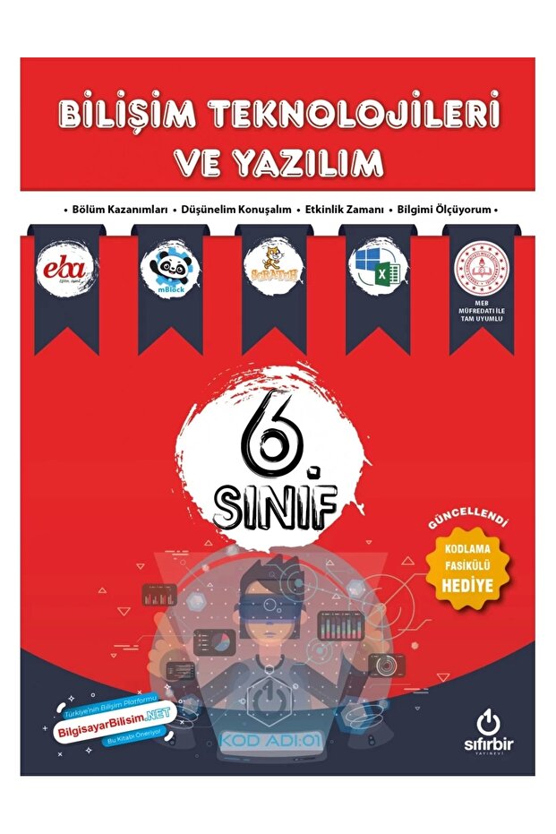 Sıfırbir Yayınları Bilişim Teknolojileri Ve Yazılım 6.sınıf güncel baskı - 1