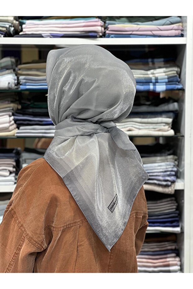 Kehribar Simli Eşarp - 1