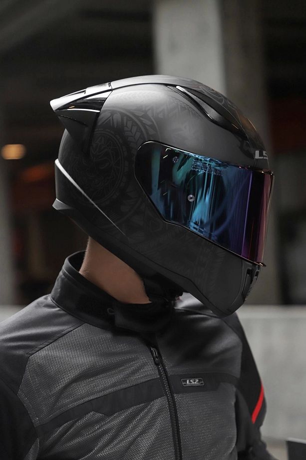 Rapıd 2 Race Takaroa Mat Siyah Kask + Spoiler - 5