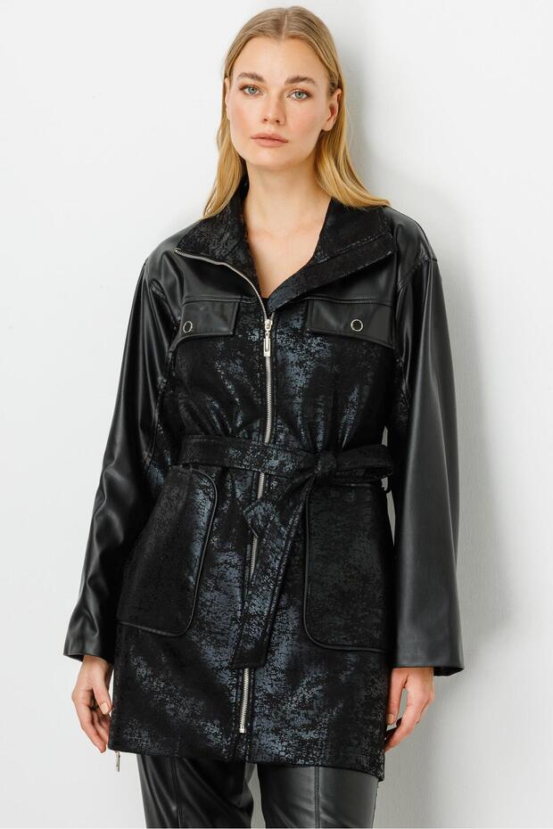 Modailgi Torba Cepli Deri Kap Siyah - 4