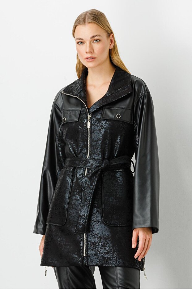 Modailgi Torba Cepli Deri Kap Siyah - 1