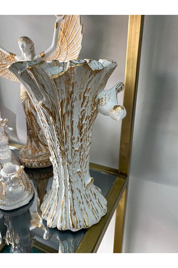 Şamdan mumluk şamdan polyester kütük mum - 4