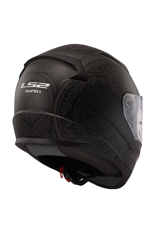 RAPID 2 TAKAROA MAT SİYAH KASK - 3