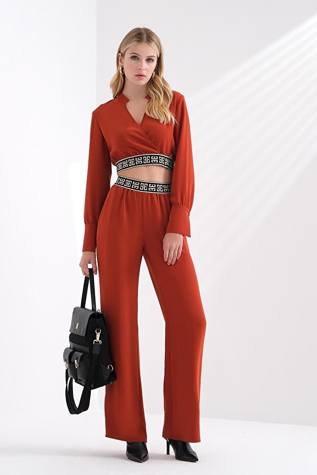 Logo Lastikli Pantolon - 3