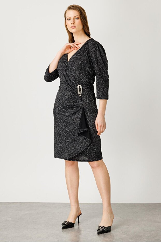 Modailgi  Elbise Siyah - 7