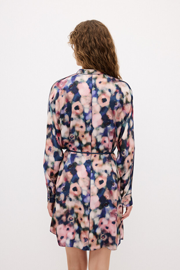 فستان منقوش - 8