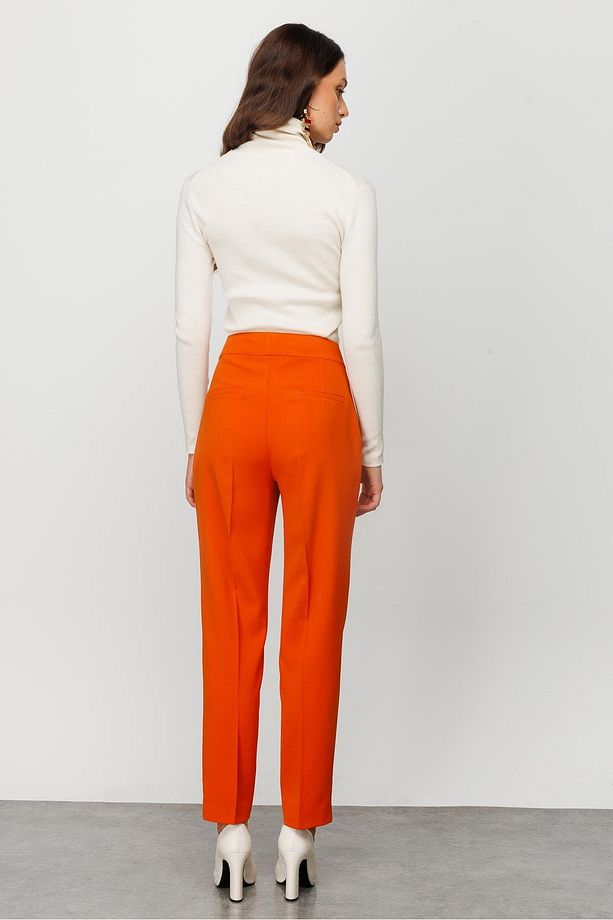 Modailgi Sigara Paça Klasik Pantolon Orange - 5