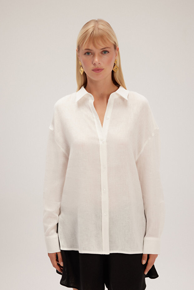 Keten Gömlek - 1