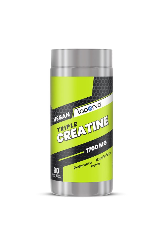 Vegan Triple Creatine, 90 Veggie Capsules, 1700 Mg,pump, Endurance.