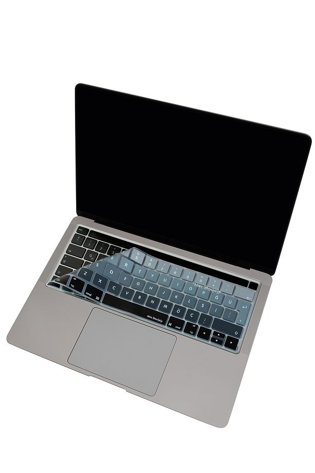 Macbook Pro Kılıf Klavye Koruyucu Türkçe Q Baskılı A1706 A1989 A2159 A1707 A1990 Ile Uyumlu Ombre - 1