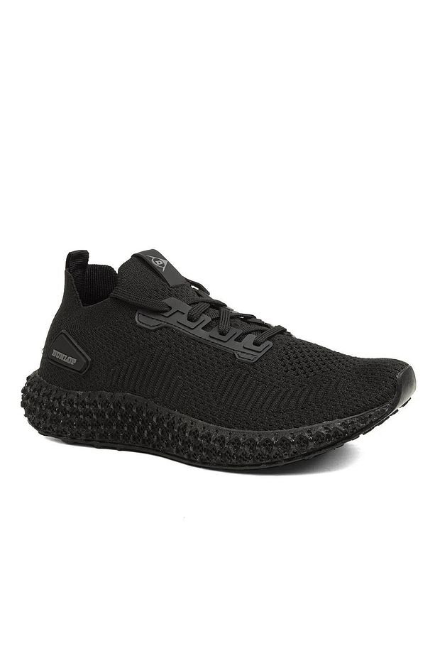 Orthopedix 1855 Siyah Anatomik Fileli Kumaş Erkek Bağcıklı Sneaker Spor Ayakkabı - 2