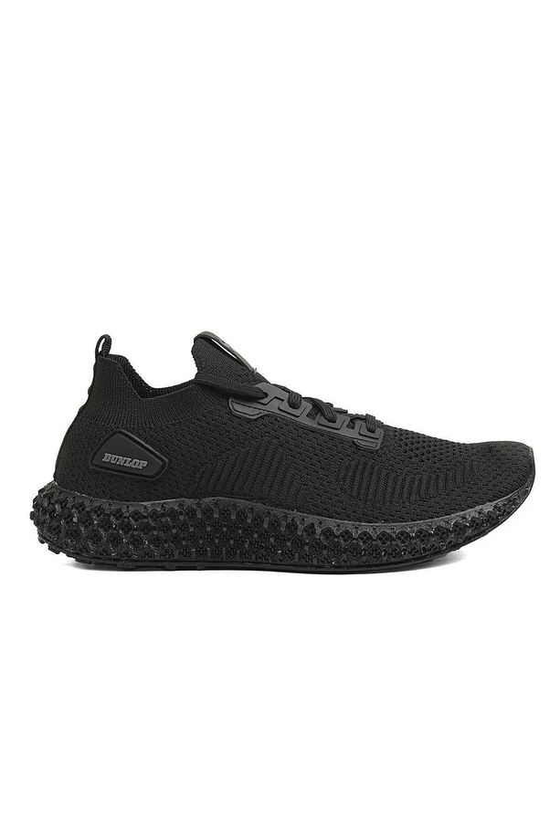 Orthopedix 1855 Siyah Anatomik Fileli Kumaş Erkek Bağcıklı Sneaker Spor Ayakkabı - 1