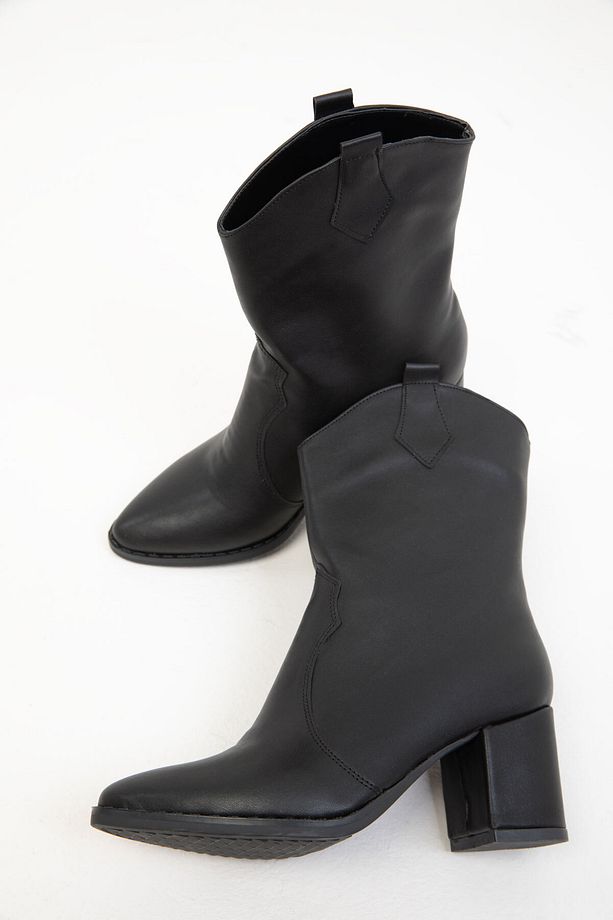 Siyah Kadın Bot & Bootie 15615 - 5